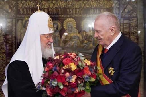 Patriarh Kiril želi osebno pokopati Žirinovskega