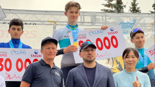 El hijo de Vinokurov se convirtió en el campeón de Kazajstán.