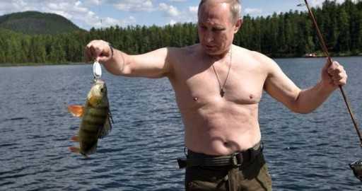 Лидеры G7 издеваются над всадником с голым торсом Путиным
