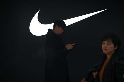 Прибыль Nike упала из-за снижения продаж в Северной Америке и Китае