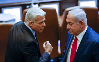 Израел – Аз срещу него, напред срещу назад: Нетаняху и Лапид се опитват да „рамкират избора“