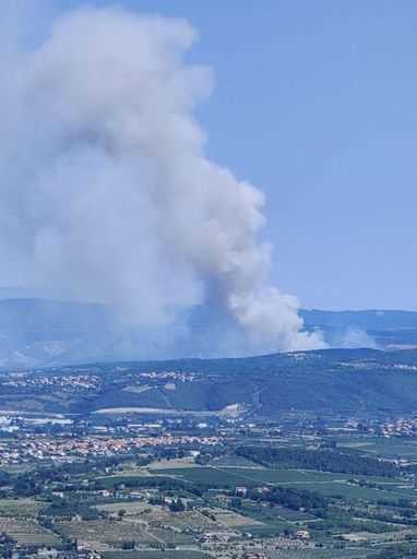 Slovenia - Socerb Fire appare sotto controllo