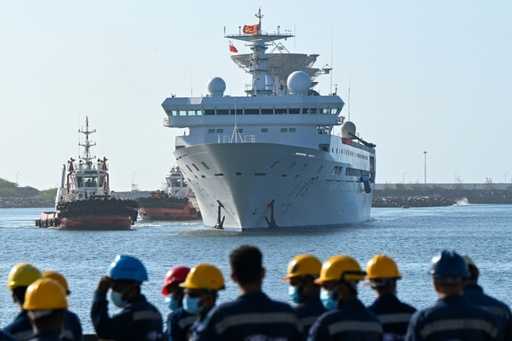 Kitajska ladja kljub zaskrbljenosti Indije in ZDA pristane na Šrilanki