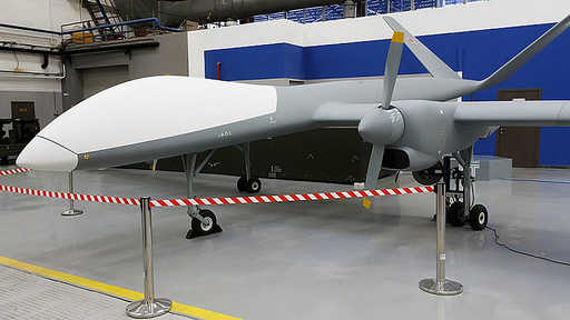 Drone Pacer can be in the air for a day, carrying up to four missiles on board