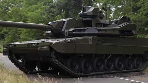 The competitor of the T-14 Armata tank from Europe was shown on video
