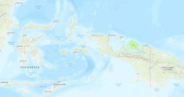 Erdbeben der Stärke 6,2 erschüttert Papua, Indonesien, keine Tsunami-Warnung