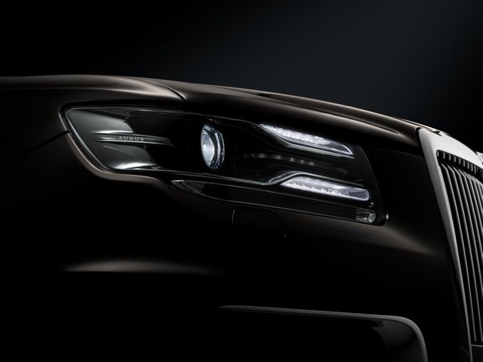 Russia - A new teaser of the domestic SUV Aurus Komendant has been published