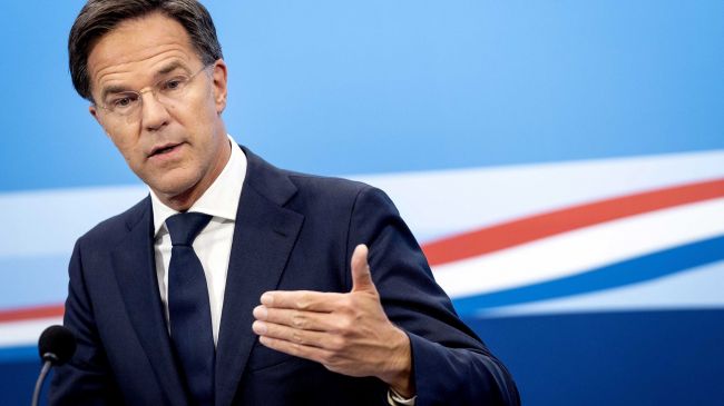 Nederländernas premiärminister beslutade att mobiliseringen i Ryssland är ett tecken på panik