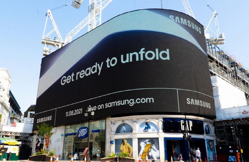 Samsung sob investigação nos EUA por telas gigantes de publicidade ao ar livre