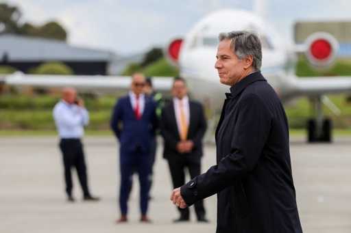 USA:s toppdiplomat inleder Latinamerika-turné med besök i Colombia