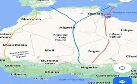 Лівія гатова транспартаваць нігерыйскі газ у Еўропу