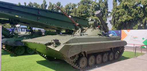 Upgraded BMP-2M armed with new missiles and kamikaze drone