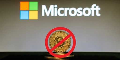 Microsoft has banned cryptocurrency mining in its cloud and online services without the permission of the company