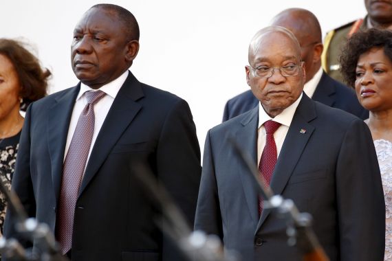 Ex-president Zuma van Zuid-Afrika klaagt Ramaphosa aan voorafgaand aan de stemming in de belangrijkste partij