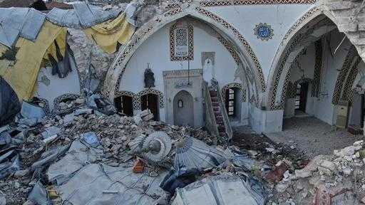 Turkije - Grote aardbevingen hebben de historische locaties van het land getroffen