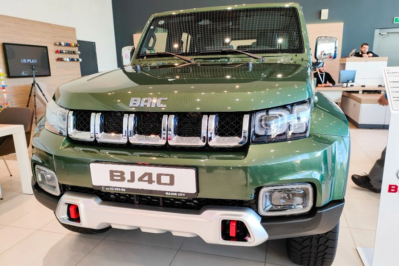 The diesel BAIC BJ40 and a new version of the BJ60 will be released in Russia