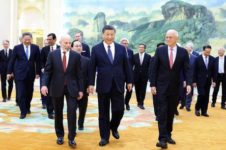 Китайският президент Си се среща с американски бизнесмени в Пекин