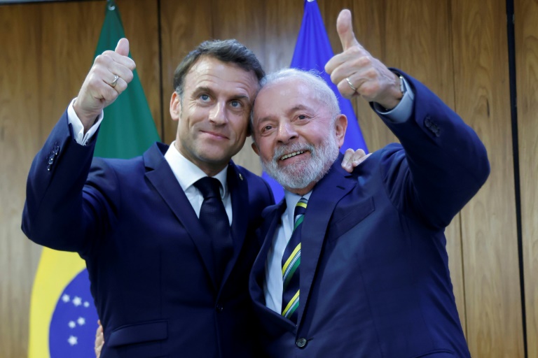 Lula in Macron najdeta skupni jezik kljub ukrajinski senci